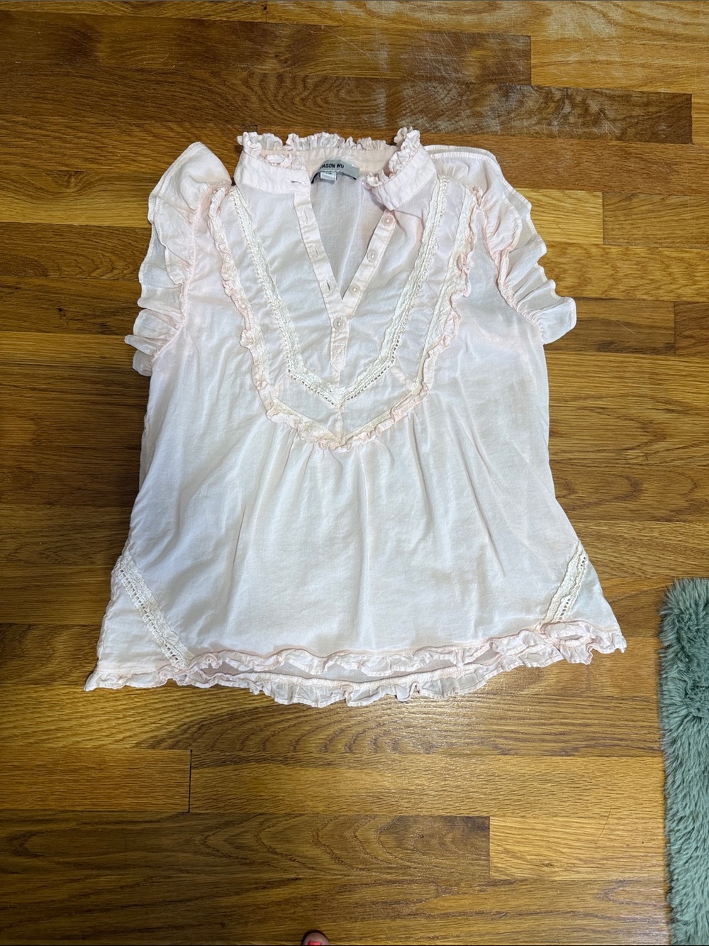 Jason Wu pink frilly top